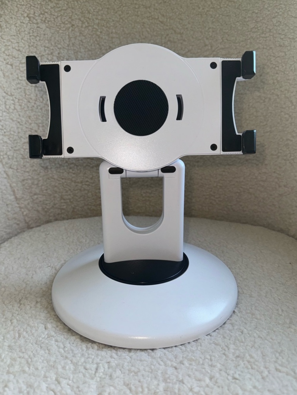 Tablet Stand White and Black Adjustable Rotating NEW Stylish Office Home School - Picture 6 of 7